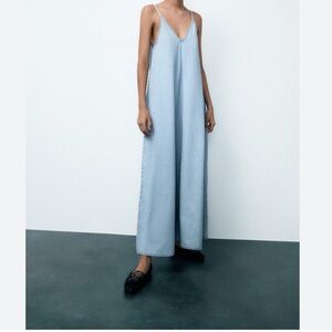 ZARA FLOWING MIDI DRESS